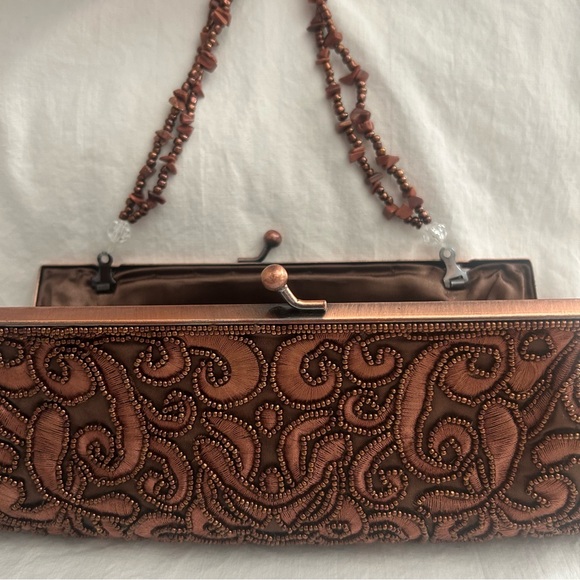 Vintage Carlo Fellini | 1990s Beaded Clutch/ Purse | RARE - Picture 4 of 12